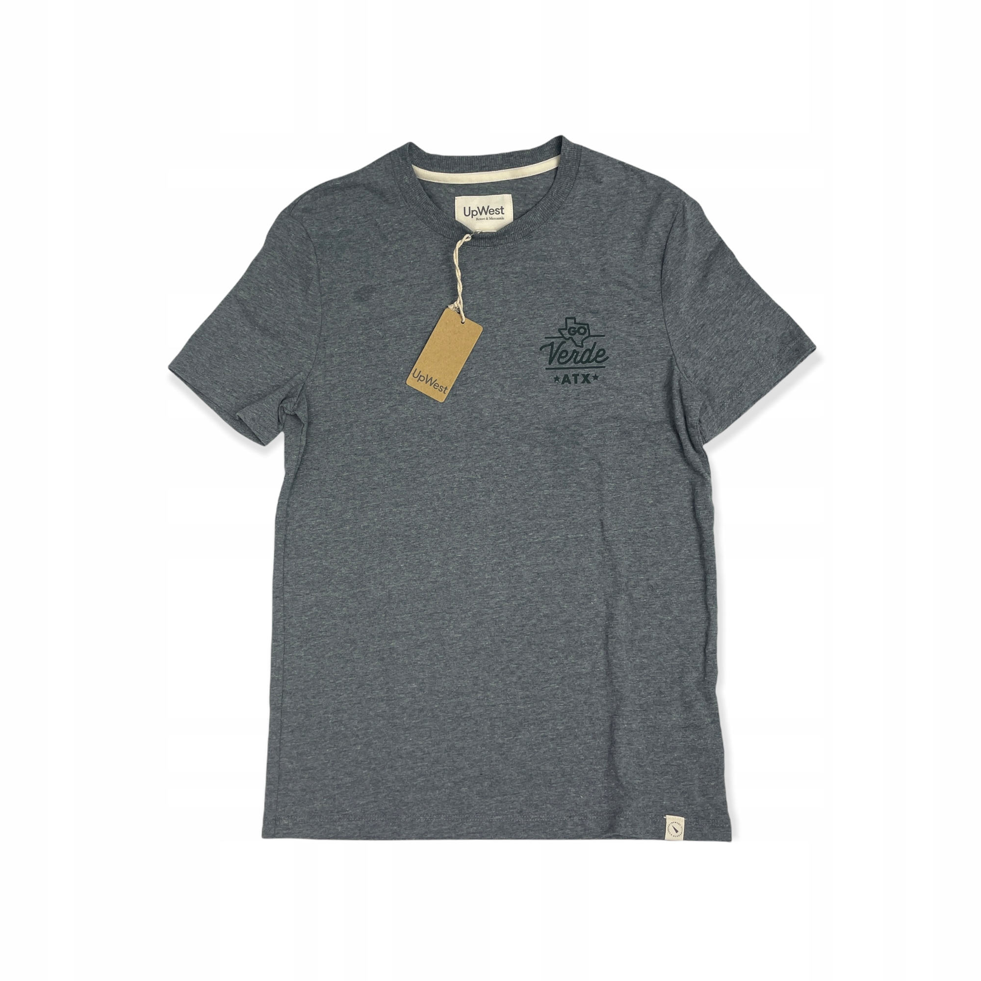 

Szara koszulka t-shirt męski Up West S