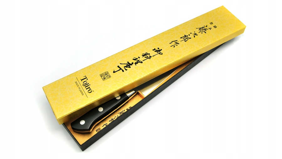 Japoński nóż uniwersalny 150 Tojiro DP HQ Materiał uchwytu laminat