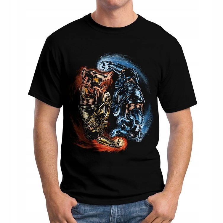 

Koszulka Bawełniana Mortal Kombat Scorpion L