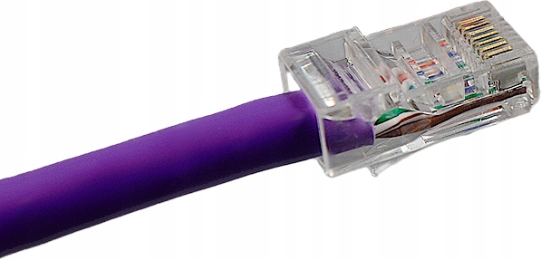 WTYK RJ45 KAT.6 UTP 8P8C WTYCZKI INTERNETOWE POZŁACANE 10SZT. Producent Inna