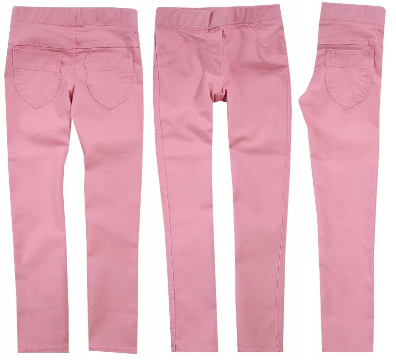 

Spodnie Jeansy Legginsy Jegginsy róż 8 J192D