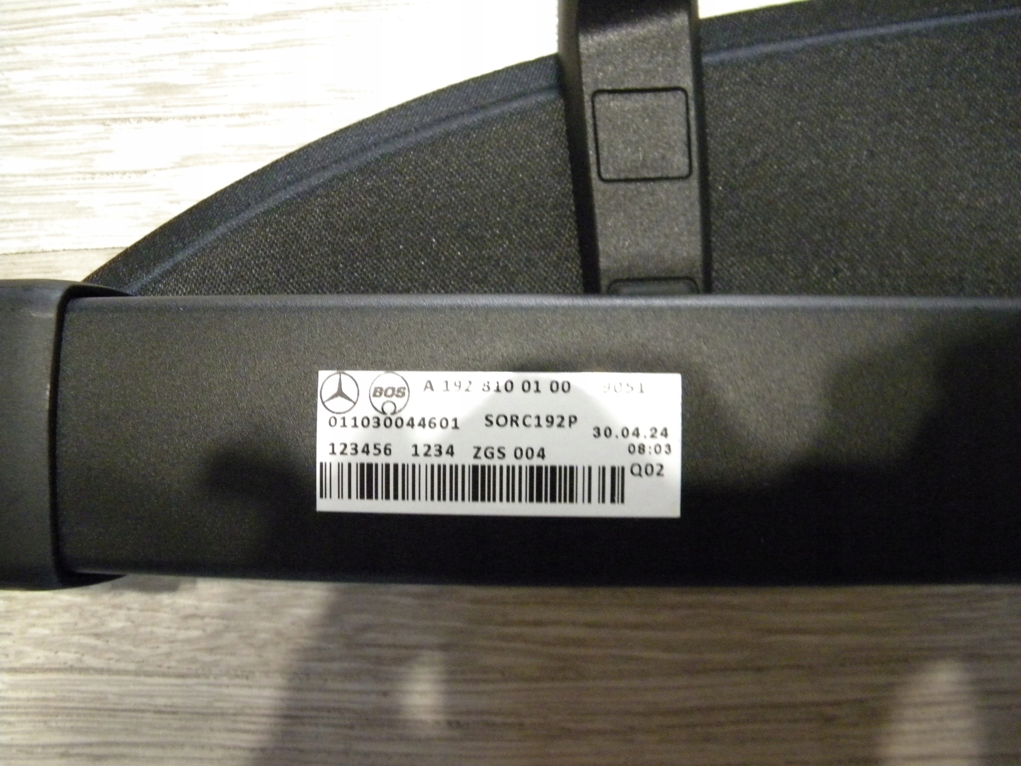 ролета багажника MERCEDES AMG GT A192 C192 23-24 черный оригинал