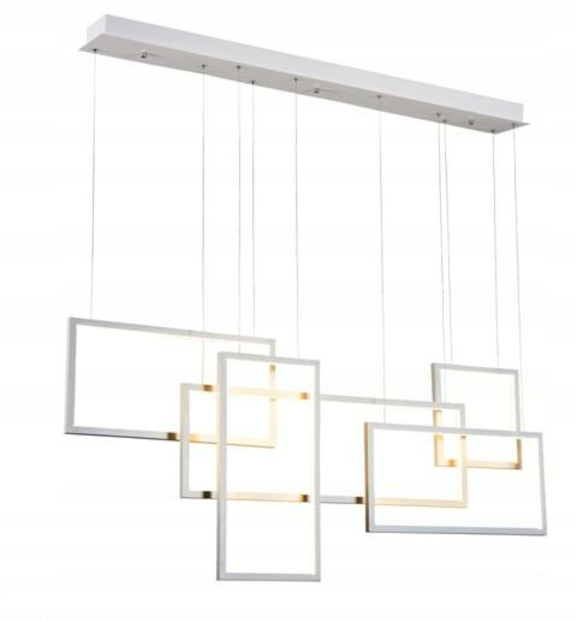 Led Závěsné svítidlo AZzardo Quadratus white AZ2851 105W 6500lm 3000K IP20