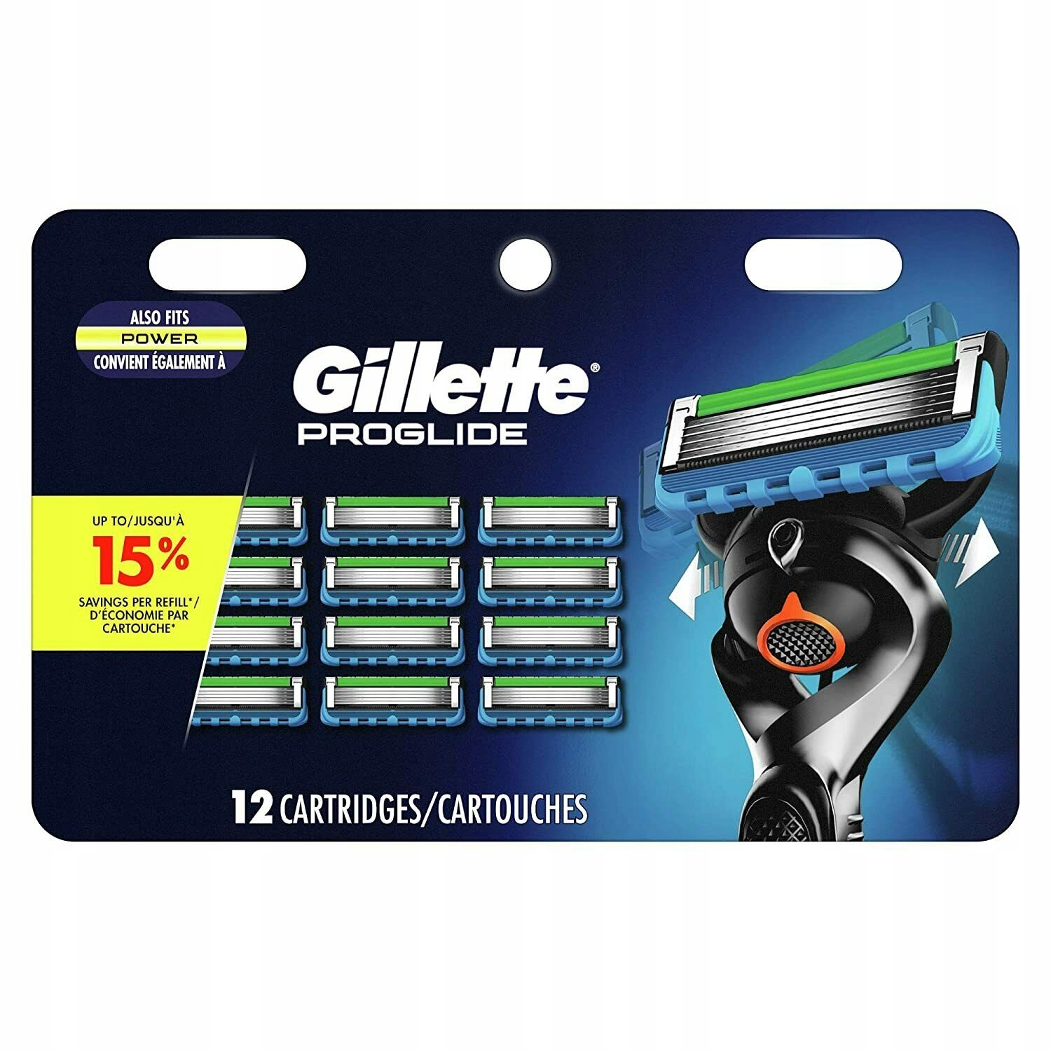 Gillette Proglide náplně 12 Ks (Power) Usa Fusion