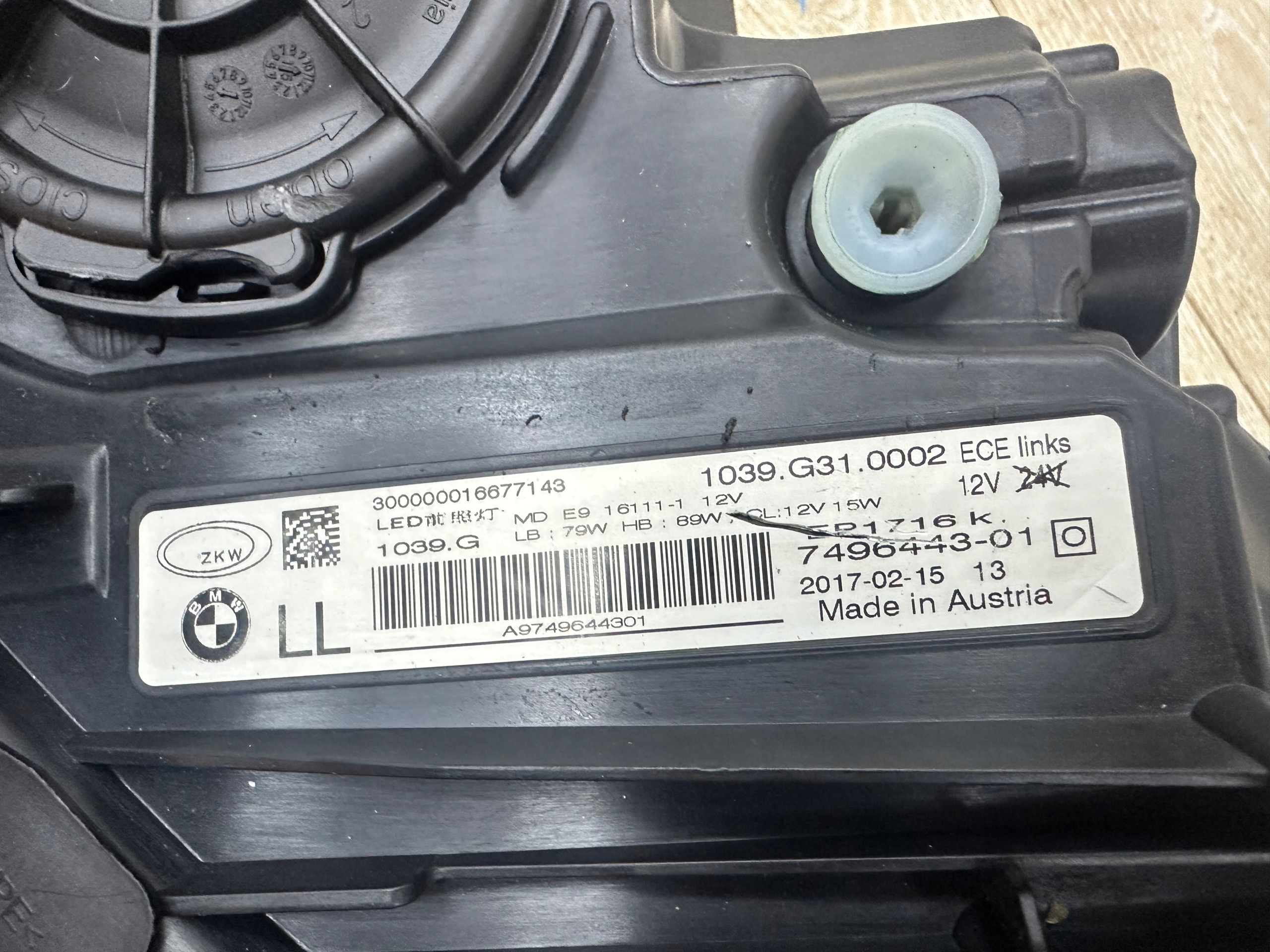 Gauche Bmw G32 Full Led Adaptiv