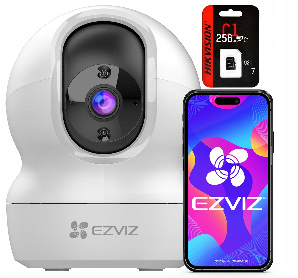 WiFi kamera Ezviz CP-1 Pro 4MP opatrovateľka Audio Tracking microSD karta 256 Gb