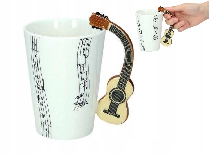 Kubek Muzyka Gitara Klasyczna Dla Gitarzysty Faceta Chłopaka 250ML