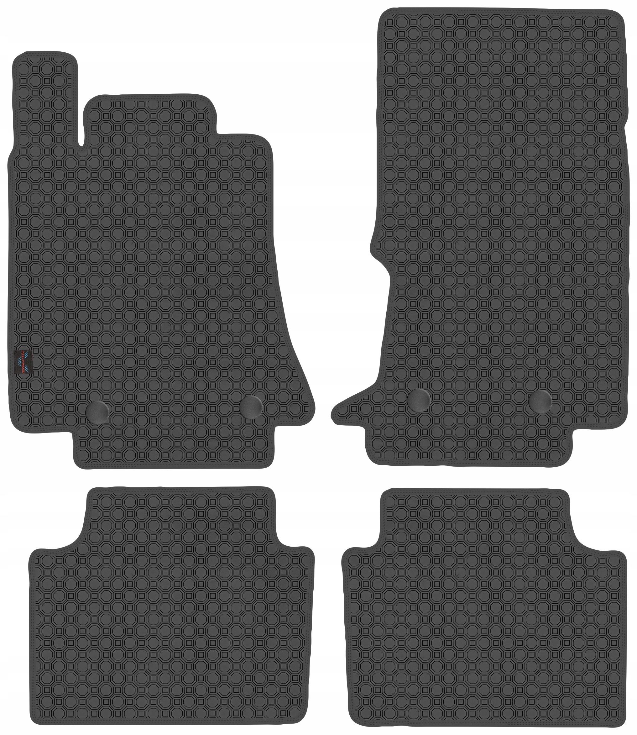 Alfa Romeo Giulia Q4 2014 Koberce guma Čierna