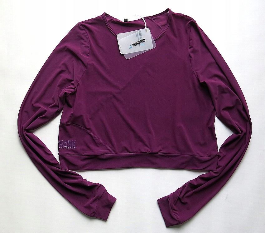 V6901 Gymshark Mesh Layer Top bluzka długi rękaw S