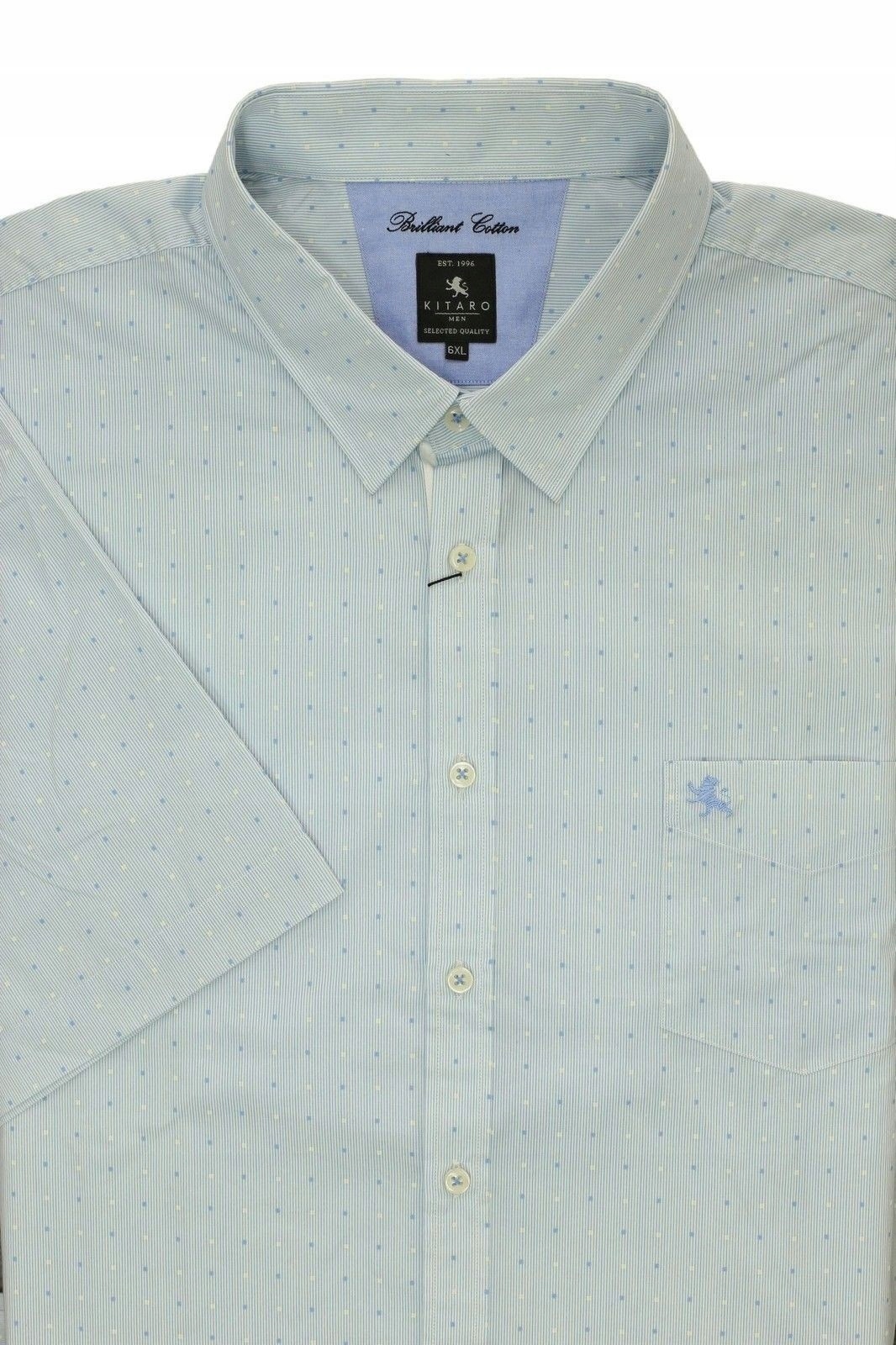 Kitaro Velké Rozměry Košile Kr. Rukáv 6XL 180 cm