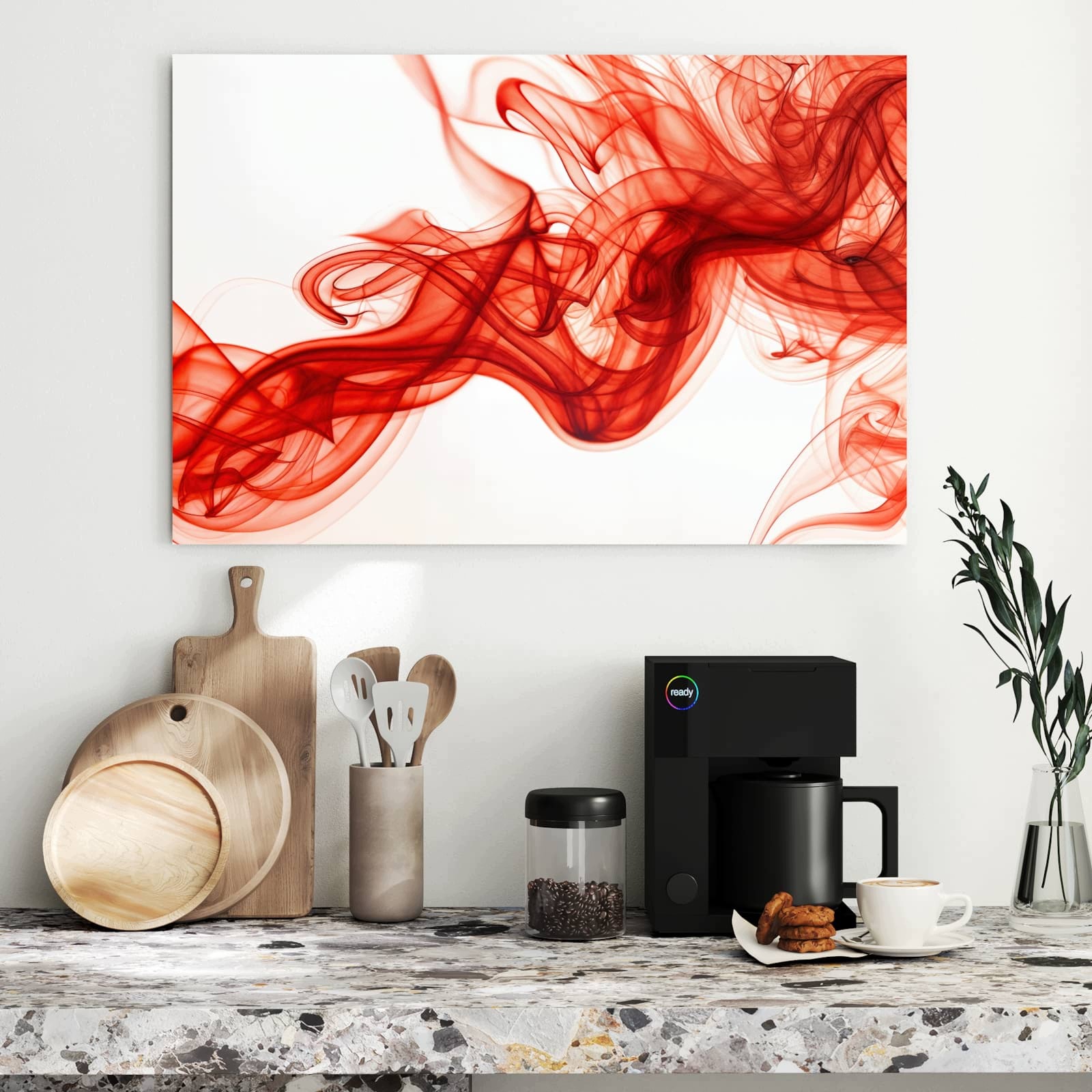 Magnetická tabule Abstraktní Kouř 90 × 60 cm