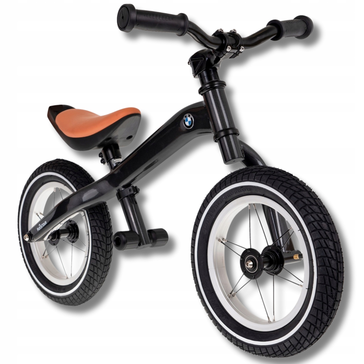 Rowerek Biegowy Dla Dzieci Lekki Bmw Z Regulowanym Siodełkiem Ekoskóra