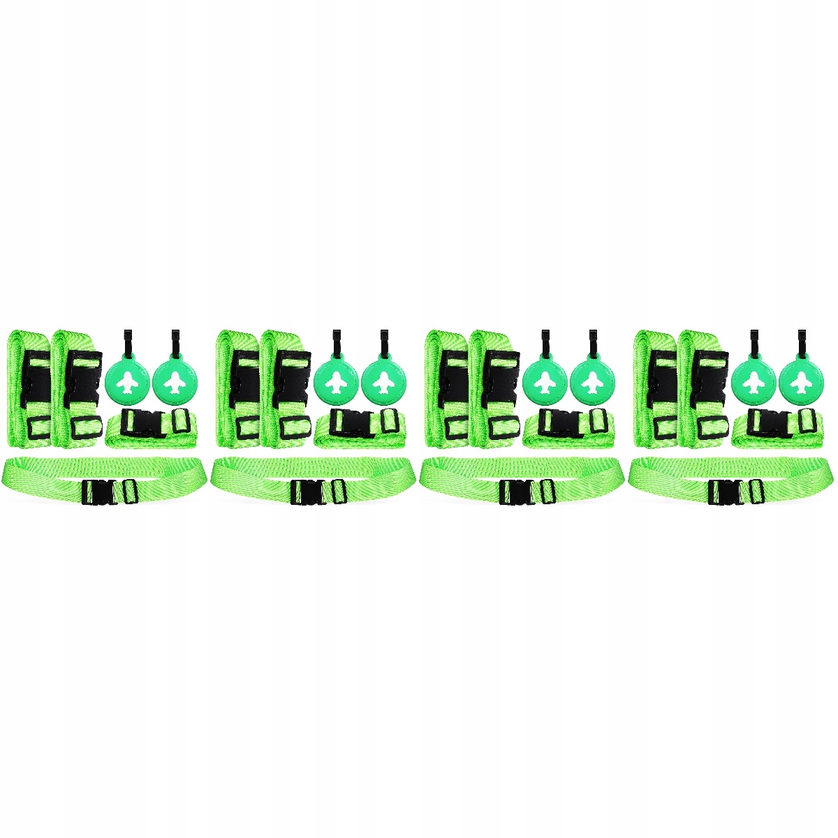 Paski do bagażu podróżnego Zablokuj 4 zestawy Producent Inny