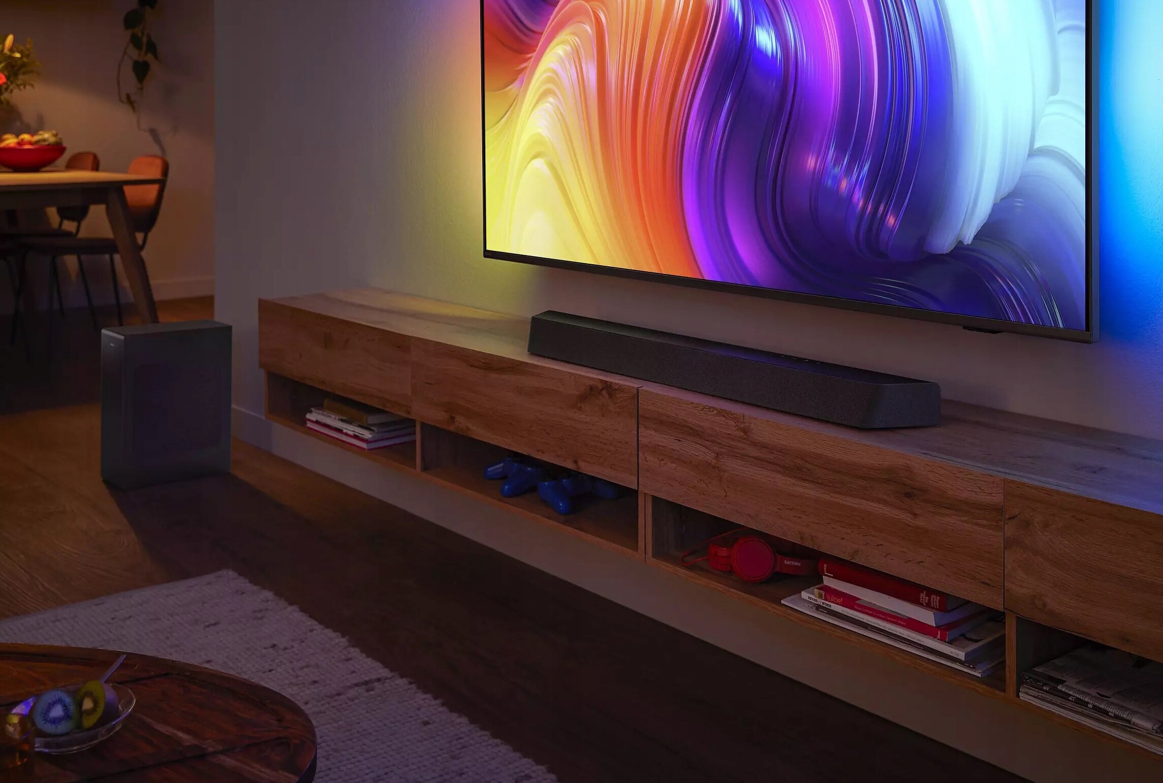 Soundbar Philips TAB8507B/10 3.1 600 W czarny AirPlay 2 Bluetooth Wi-Fi Model TAB8507B/10