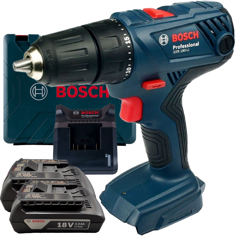 Akumulátorová Vrtačka Bosch 18V 54 Nm 2X 2,0Ah Kufr Sada