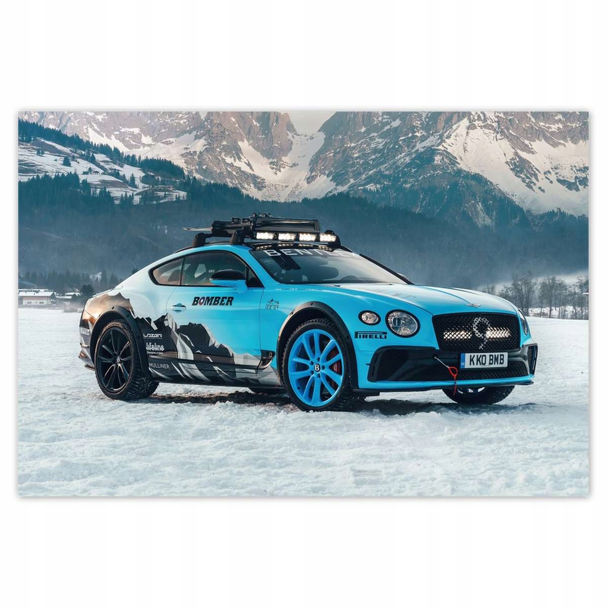 Plakáty 200x135 Bentley v zimním období Zima