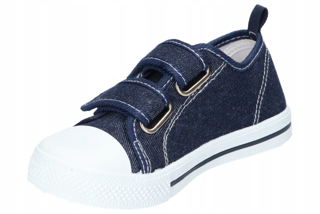 AMERICAN TEN114 TENISÓWKI TRAMPKI DZIECIĘCE NA RZEPY WKŁADKA SKÓRZANA NV 32 Stan opakowania oryginalne