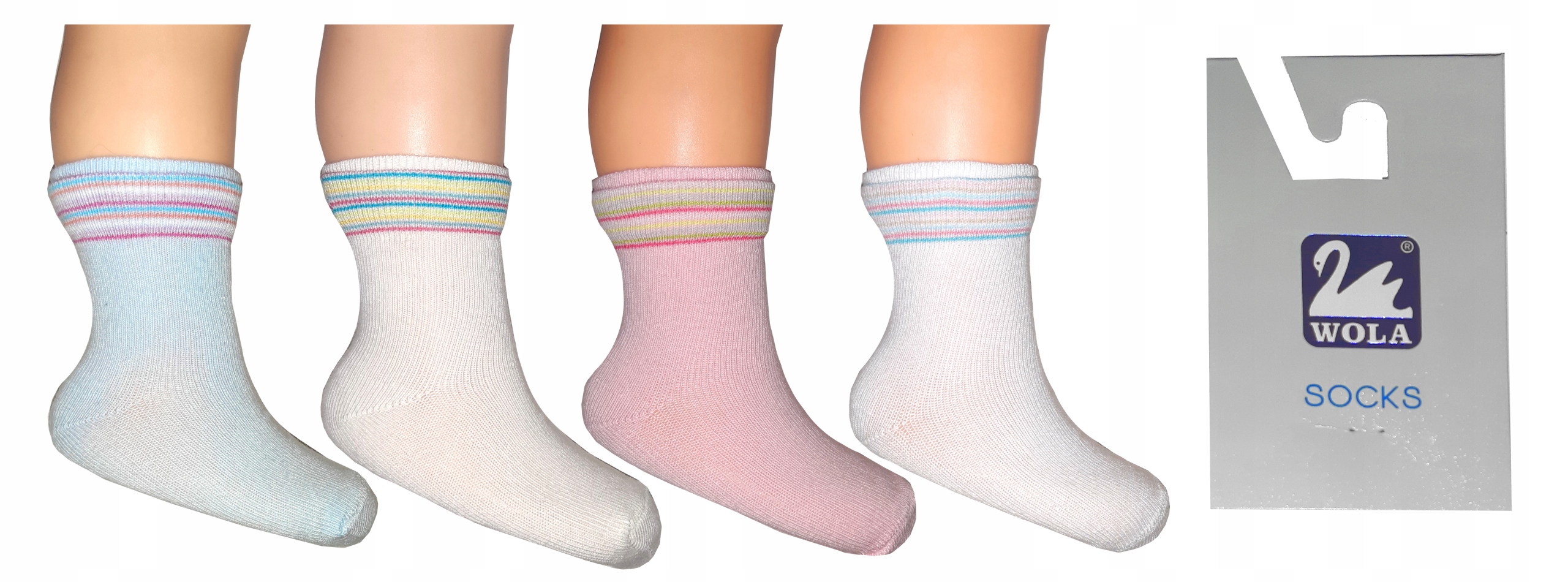 

Wola skarpetki bawełniane * 4 pary * 12-13cm 18-20