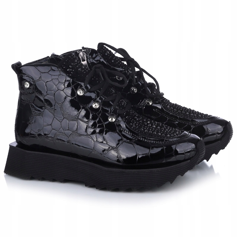 Dámské kotníkové boty Bombonella 10T 125.2023 S.a 89 T Syh černé Kůže VEL.36