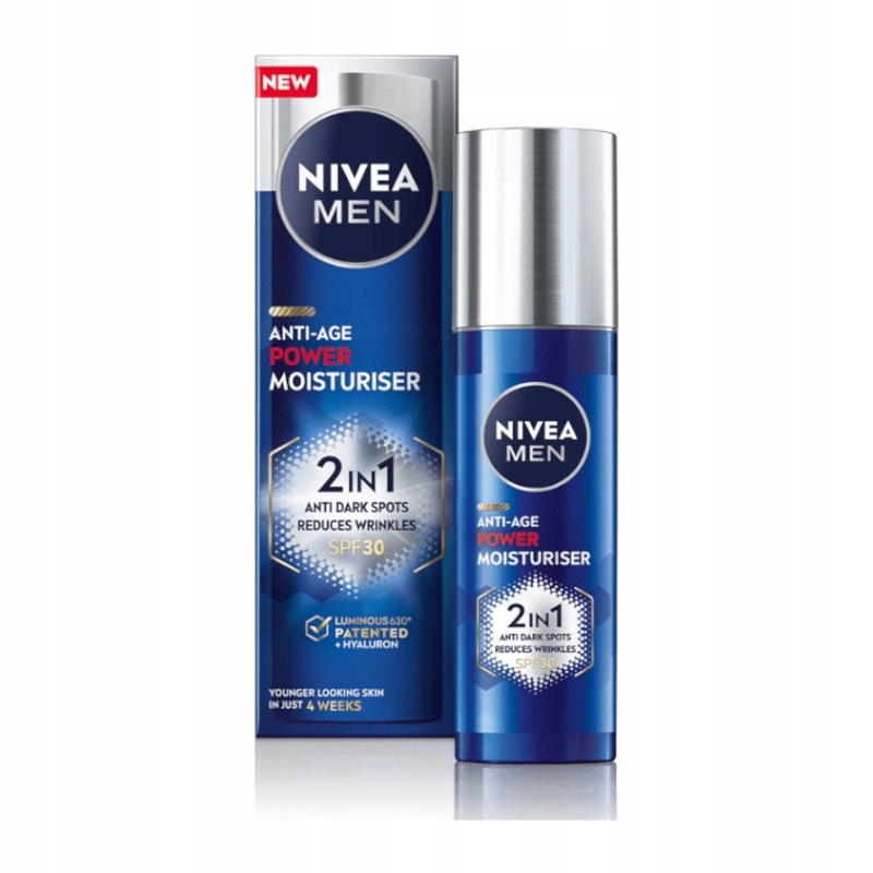 Nivea Men Anti-Age Power Hydratační krém 2 v 1 SPF30 50 ml
