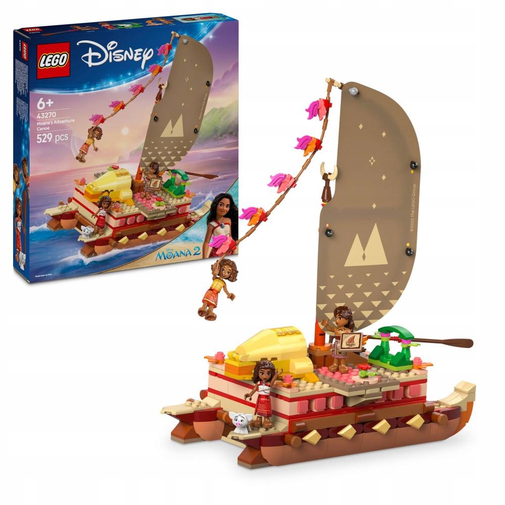 Lego Disney Princess Kajakové dobrodružství Vaiany 43270