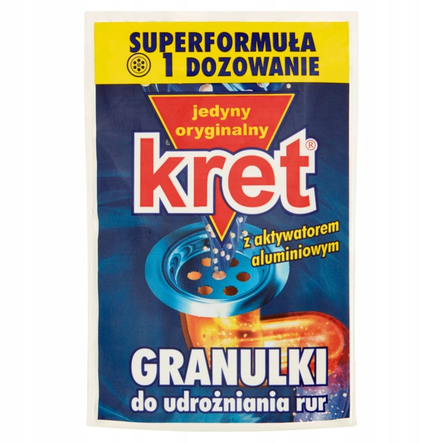 

Kret Udrozniacz Do Rur W Granulkach 40G Saszetka