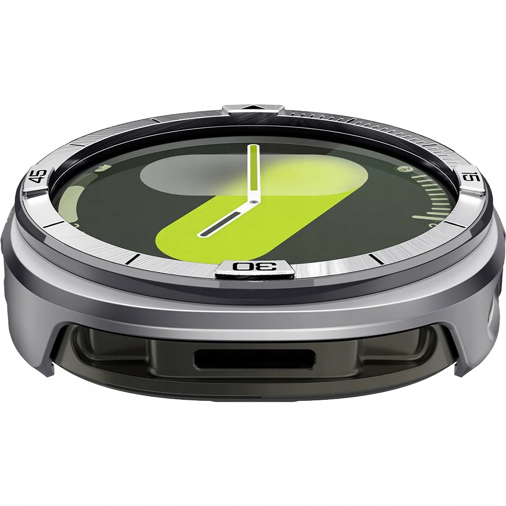 Ochranný kryt na Galaxy Watch 8 44 mm, Spigen, nerezová ocel, pevný, pouzdro