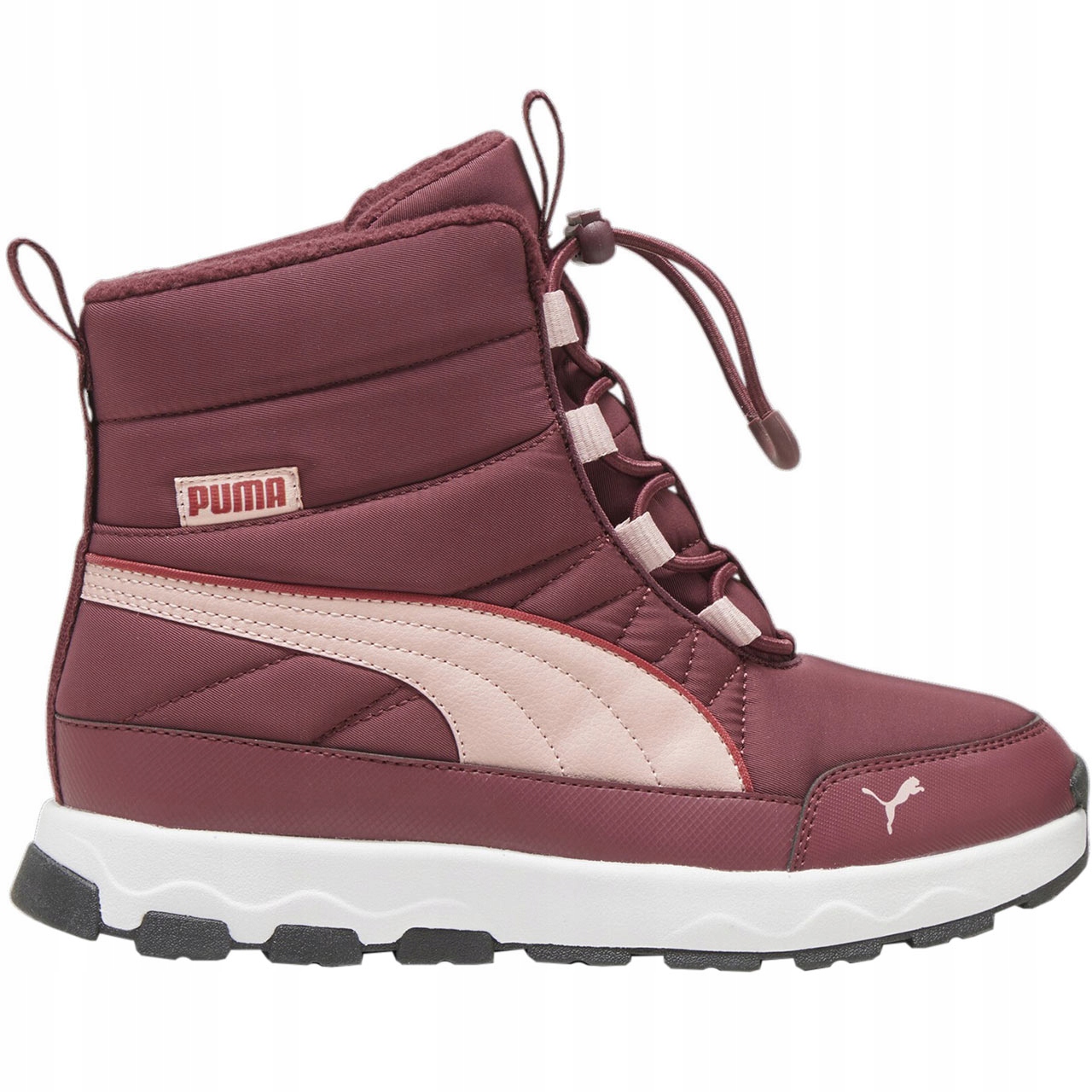Puma Evolve Boot Jr śniegowce bordowe 392644-04 roz:37