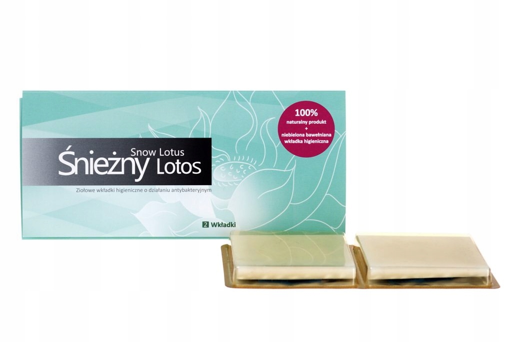 

Śnieżny Lotos Wkładki Intymne Infekcje Świąd 2 szt
