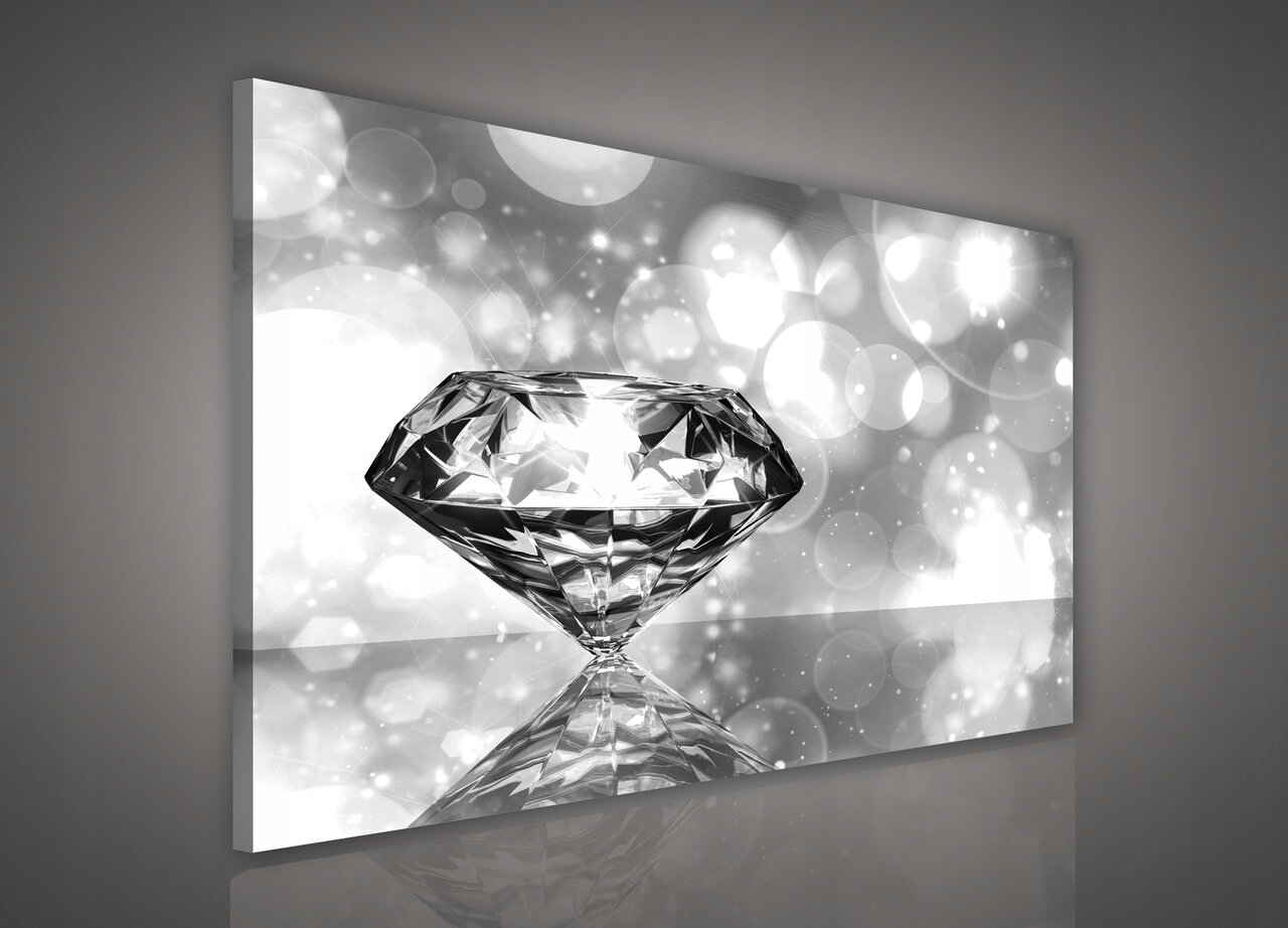 Obraz 100x75 Diamant lesk luxus elegance čistota bokeh odraz bohatství