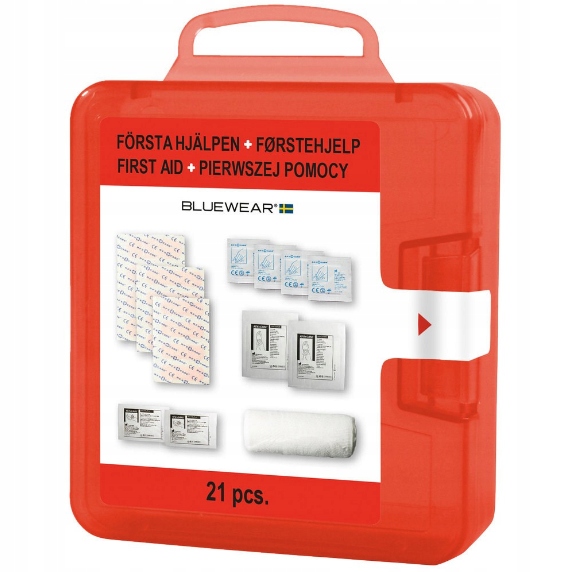 APTECZKA PIERWSZEJ POMOCY FIRST AID 21 elementów