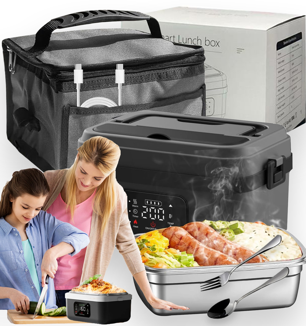 Elektrický Obědový Box Ohřívá Bez Mikrovlnné Trouby 90 Minut Provozu Ohřívač Obědů