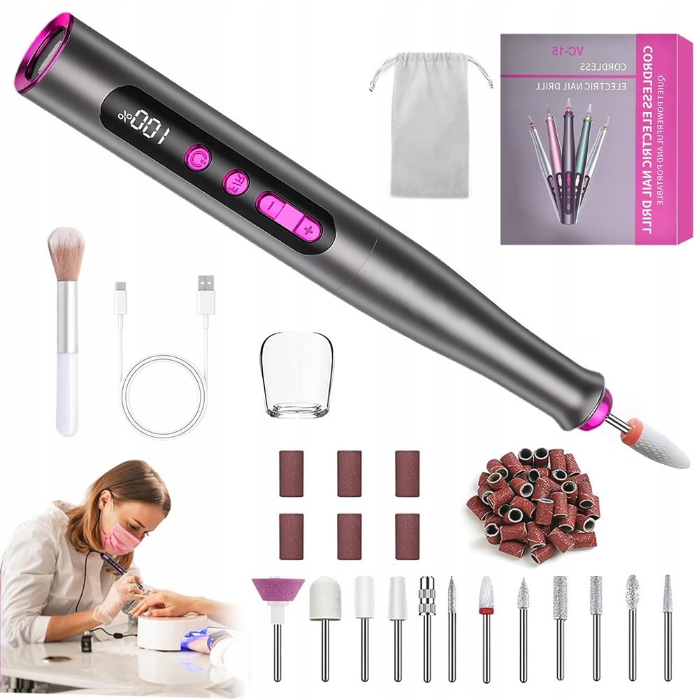 Přenosná Bruska Na Nehty, Sada Pro Péči O Nehty, Vysoká Kvalita