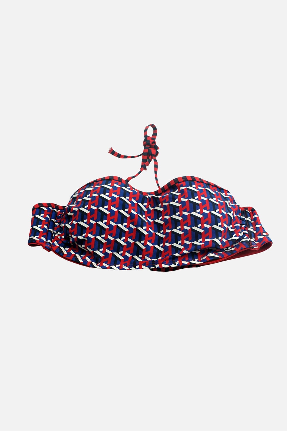 Tommy Hilfiger Modrý Plavkový Top S Vzorem (s)