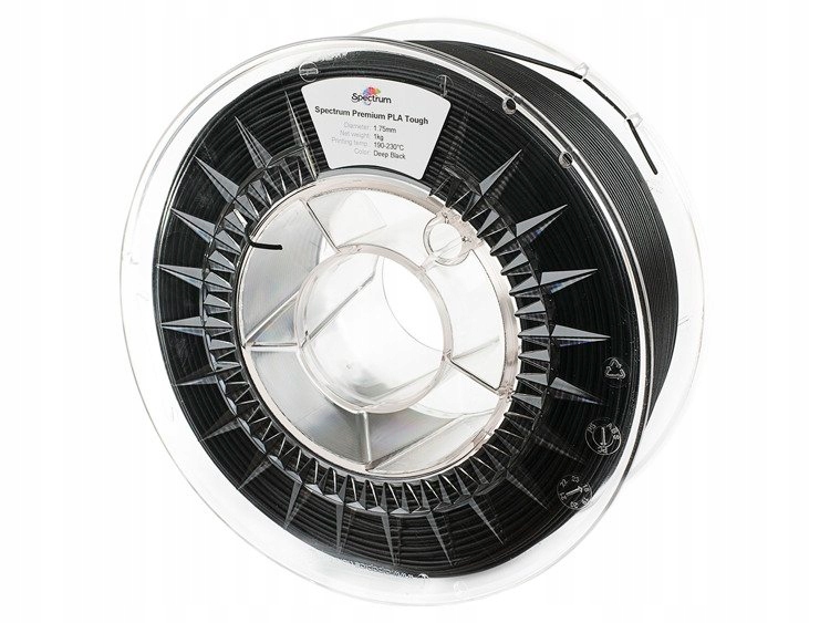 Filament Spectrum Pla Tough 1.75 mm Deep Black 1 kg Černý