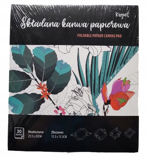 

Kayet Składana Kanwa papierowa 30 kartek ramka