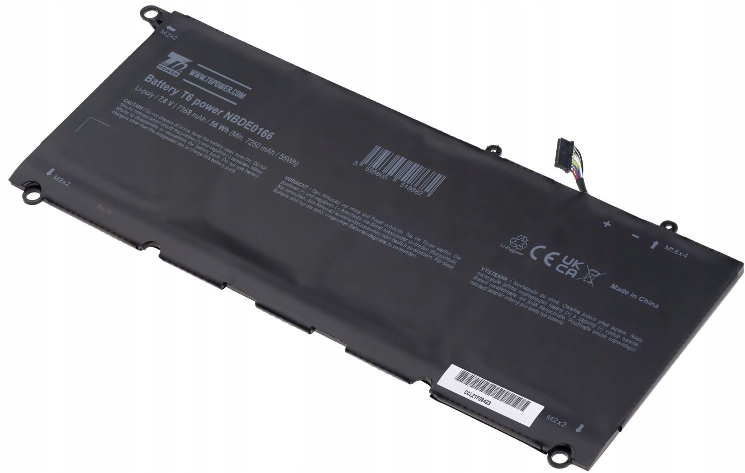 Baterie T6 Power pro Dell Xps 13 9350