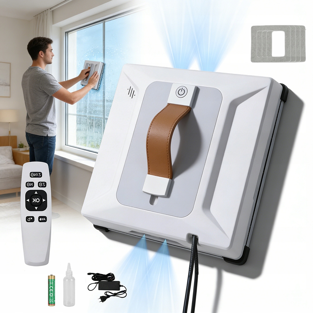 Robot Sprzątający Robot Inteligentny Czyszczący Szyby Z Ssaniem 6000PA