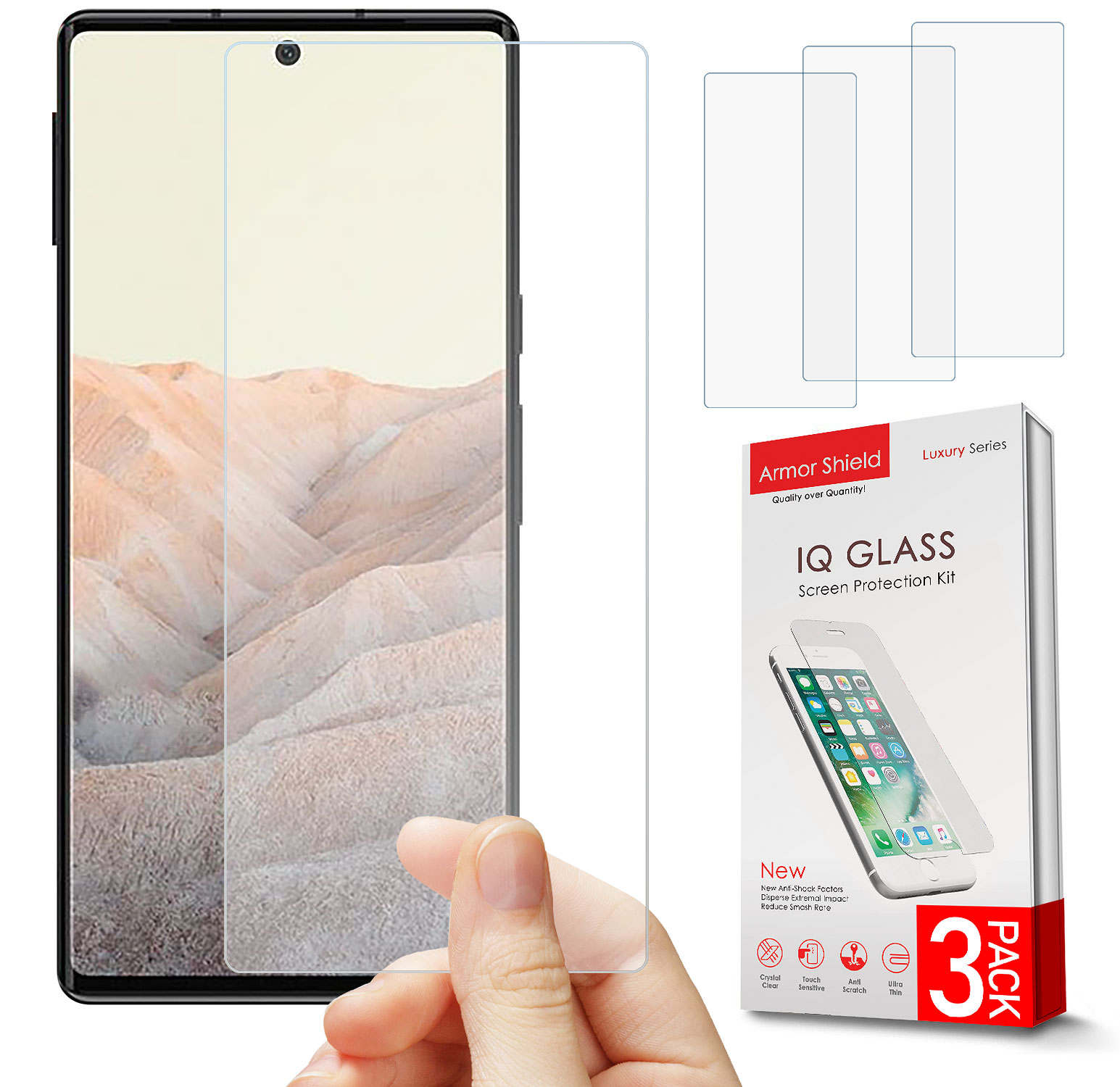 

3SZT Nietłukące Szkło Do Google Pixel 6 Pro