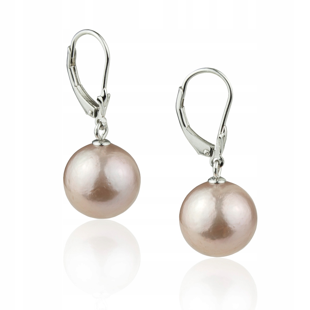 Stříbrné Náušnice S Velkými Perlami Edison