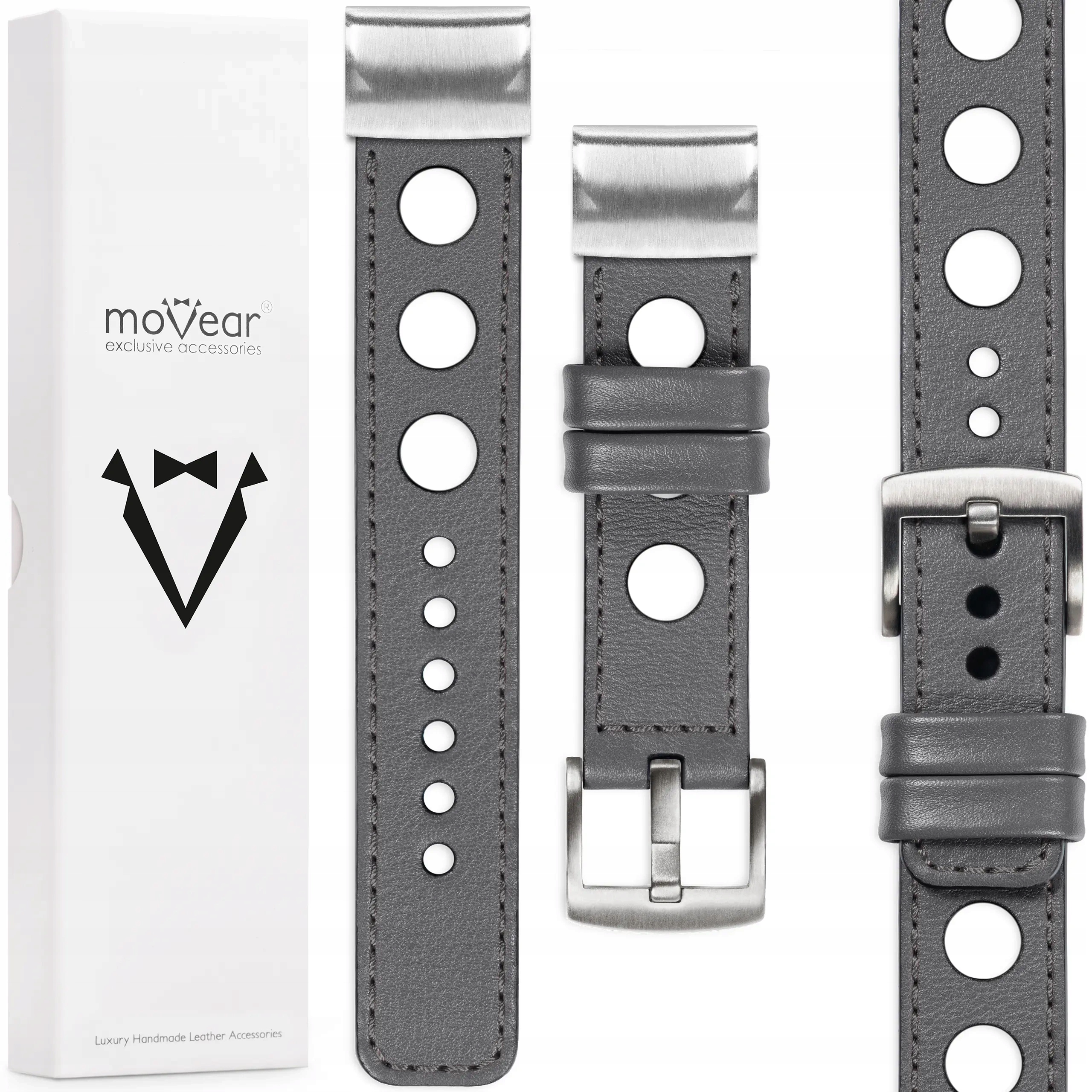 Exkluzivní kožený řemínek pro Garmin QuickFit 22 mm Fenix 8 7 6 5 premium