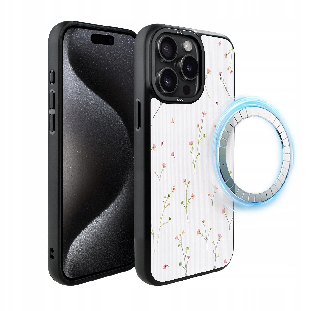 Pouzdro pro iPhone 15 Pro Ibizu DropGuard Matt s MagSafe, polní fantazie