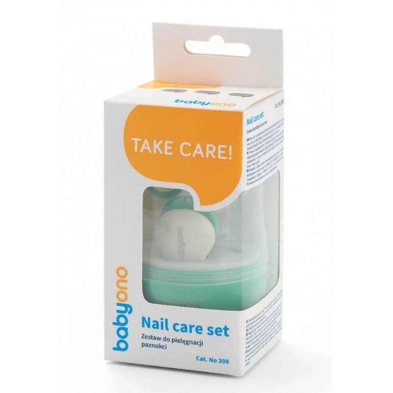 Babyono Zestaw do Pielęgnacji Paznokci zielony Marka Babyono