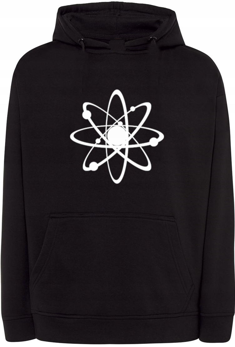 Mikina s pěkným potiskem Atom r.XS