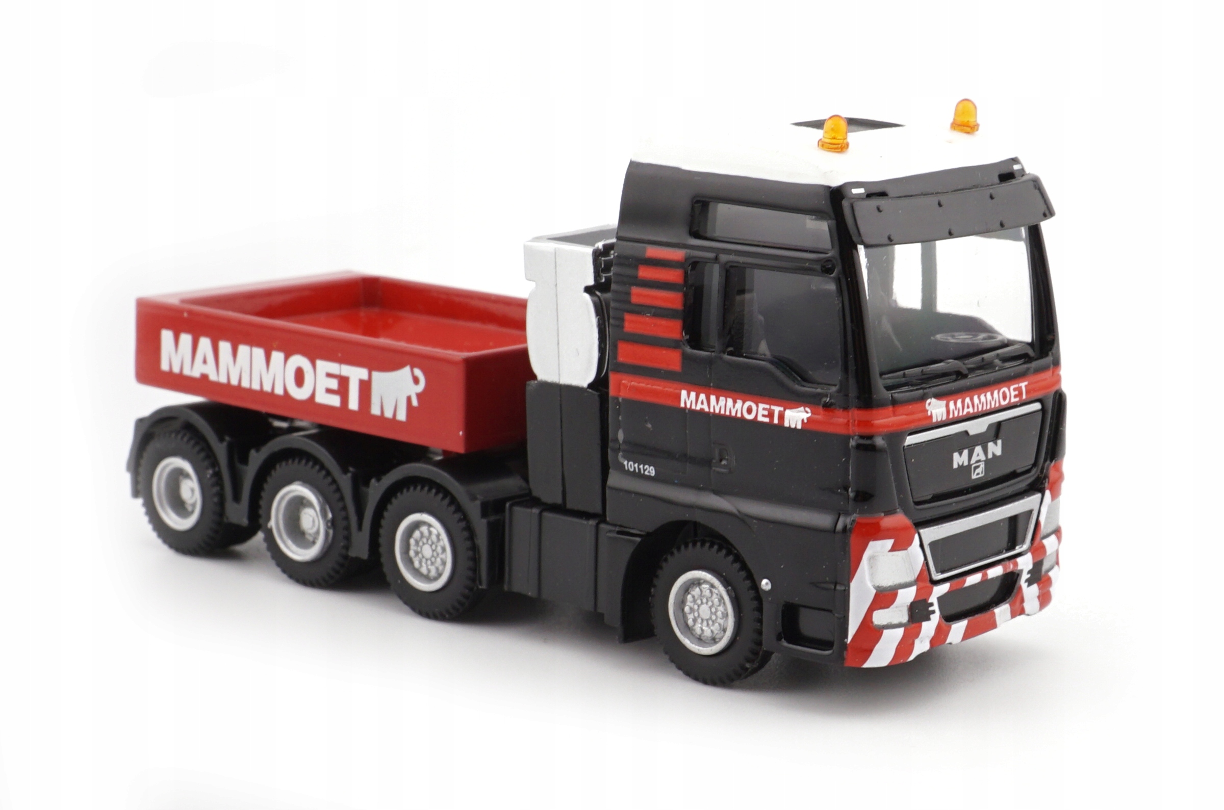 Nákladní vozidlo Mammoet Man s zátěžovým boxem 1:87