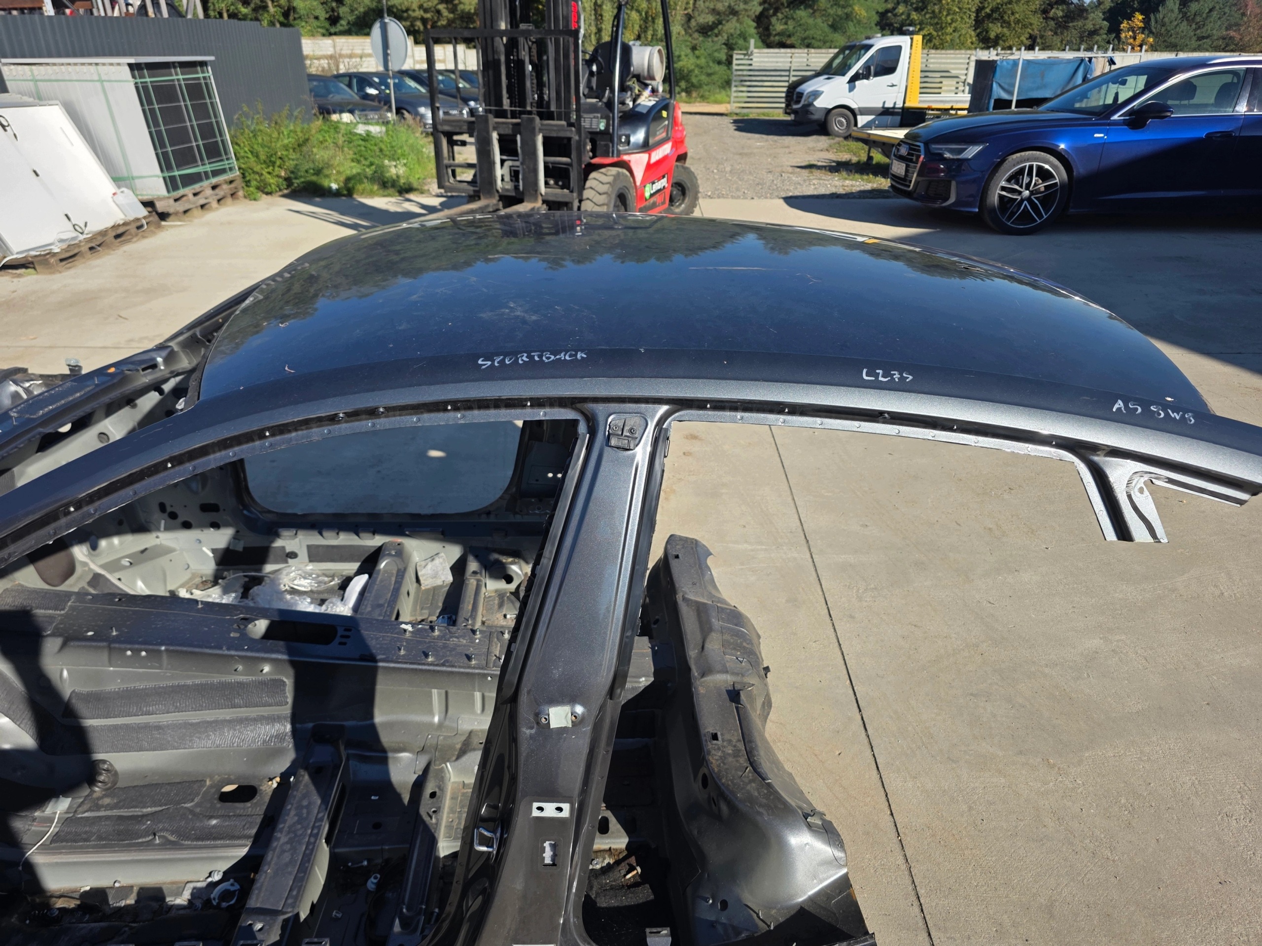 dach Blende Abdeckung dach AUDI A5 8W SPORTBACK OD 2016 ROKU !!!