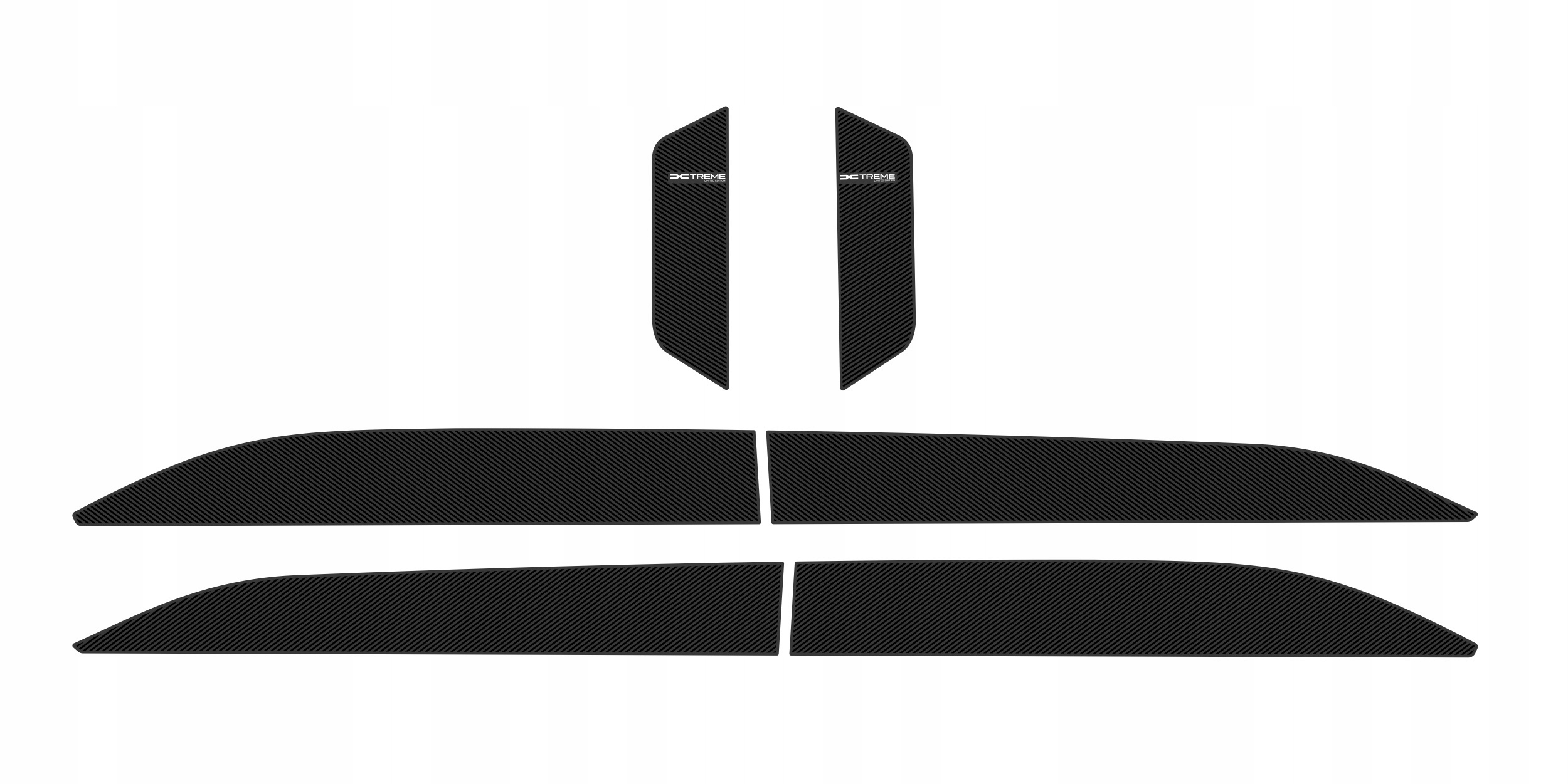 Naklejki na Dacia Jogger DC Tream czarny połysk czarny mat