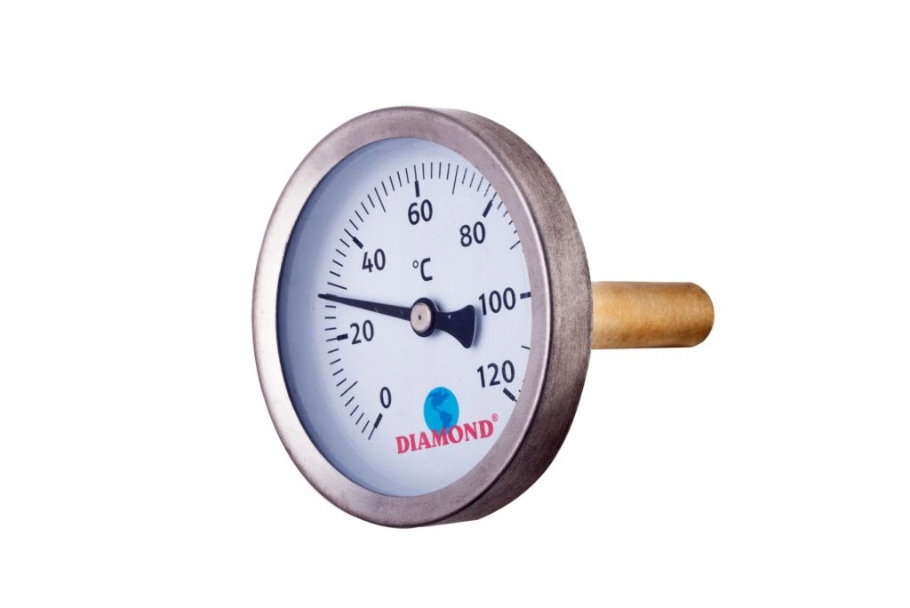 

Termometr tarcza 63 mm 0-120 st.c 1/2 cala
