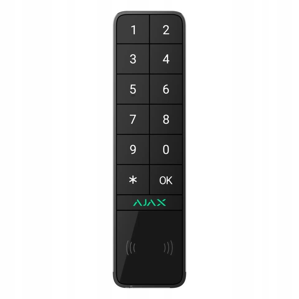Vonkajšia klávesnica KeyPad Outdoor Jeweller čierna Ajax Systems 99968.286.BL1