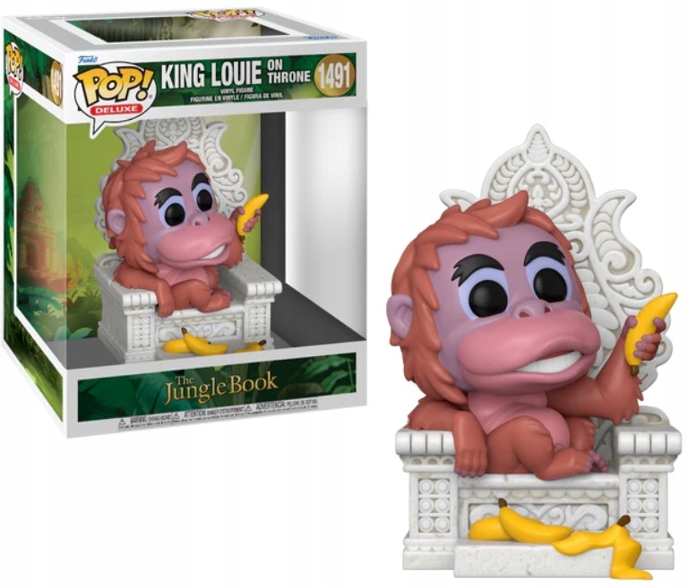 Funko Pop! Jungle Book 1491 King Louie on throne Figurka kniha džunglí